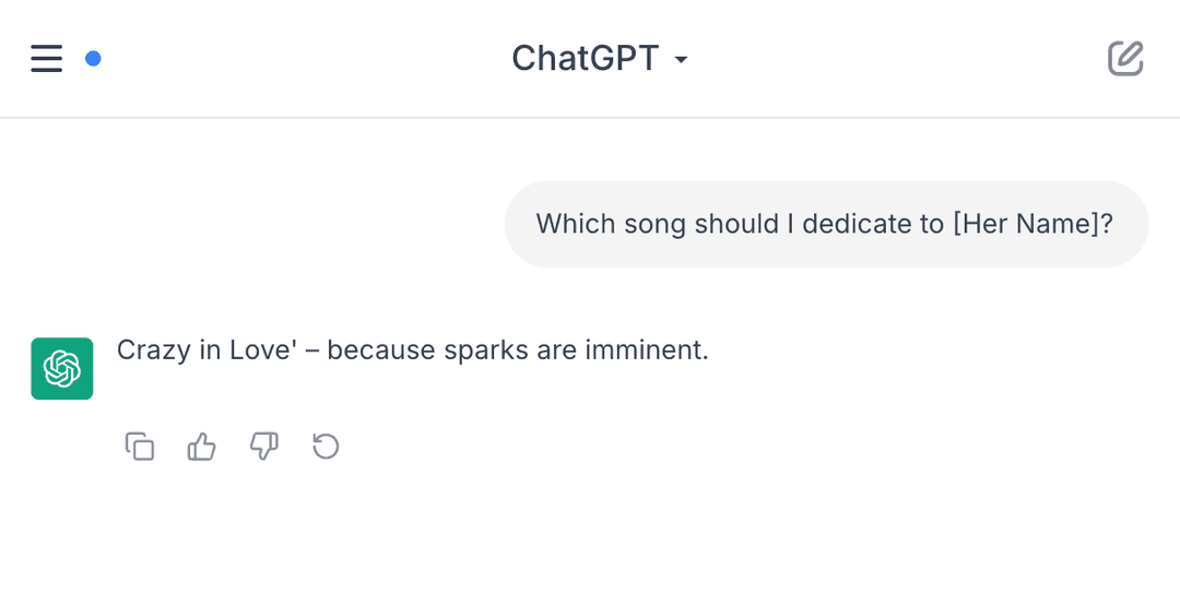 Playlist Match AI Tinder opener screenshot